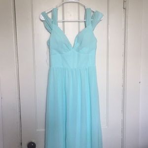 Light blue maxi dress